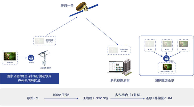野外衛星圖傳方案